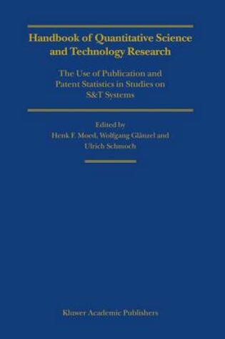 Cover of Handbook of Quantitative Science and Technology Research