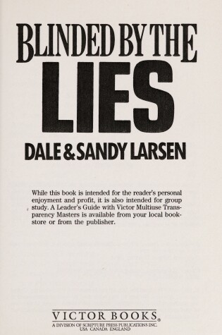Cover of Blinded by the Lies