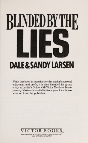 Book cover for Blinded by the Lies