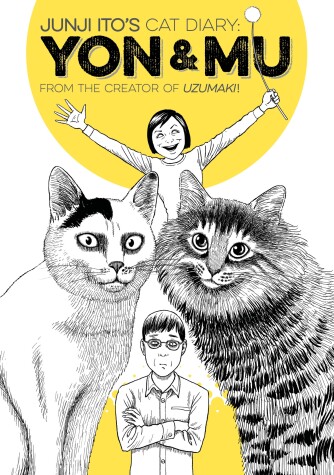 Book cover for Junji Ito's Cat Diary: Yon & Mu