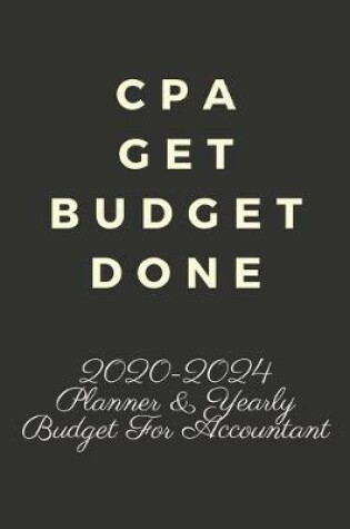 Cover of CPA Get Budget Done