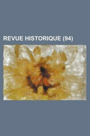 Cover of Revue Historique (94)