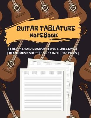 Book cover for Guitar Tablature Notebook