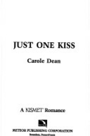 Cover of Just One Kiss