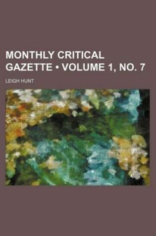 Cover of Monthly Critical Gazette