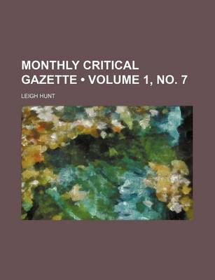 Book cover for Monthly Critical Gazette