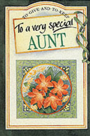 Cover of To a Very Special Aunt