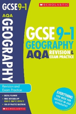 Cover of Geography Revision and Exam Practice Book for AQA