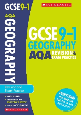 Cover of Geography Revision and Exam Practice Book for AQA