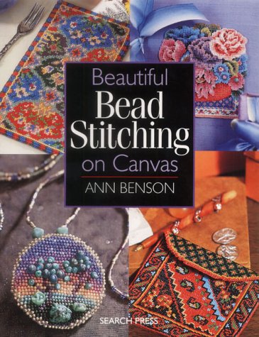 Book cover for Beautiful Bead Stitching on Canvas