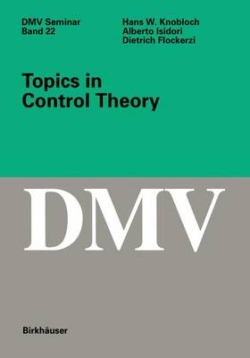 Cover of Topics in Control Theory