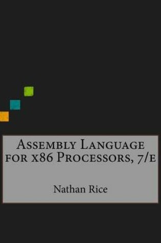 Cover of Assembly Language for X86 Processors, 7/E