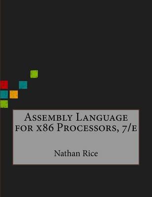 Book cover for Assembly Language for X86 Processors, 7/E
