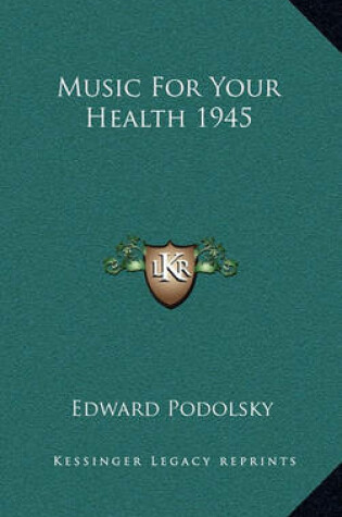 Cover of Music for Your Health 1945