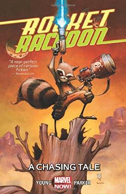 Book cover for Rocket Raccon Volume 1: A Chasing Tale