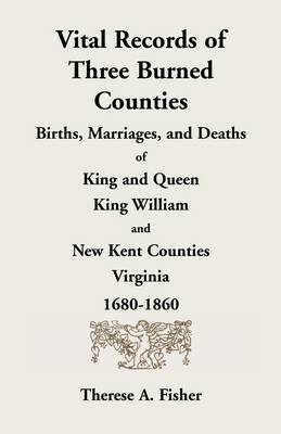 Book cover for Vital Records of Three Burned Counties