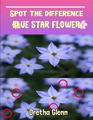 Book cover for Spot the difference Blue Star Flower