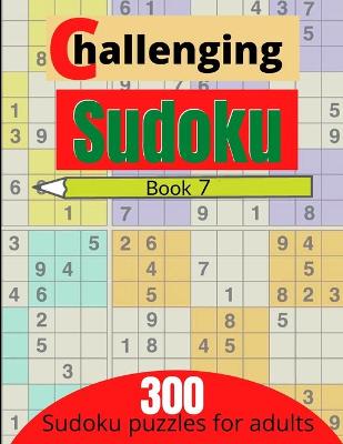 Book cover for Challenging sudoku book 7