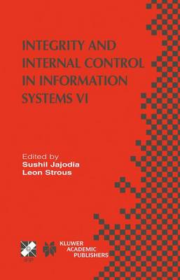 Book cover for Integrity and Internal Control in Information Systems VI