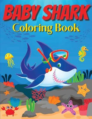 Book cover for Baby Shark Coloring Book