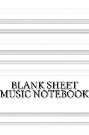 Cover of Blank Sheet Music Notebook