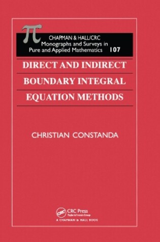 Cover of Direct and Indirect Boundary Integral Equation Methods