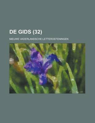 Book cover for de Gids; Nieuwe Vaderlandsche Letteroefeningen (32)