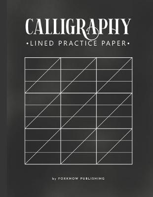 Book cover for Lined Calligraphy Practice Paper