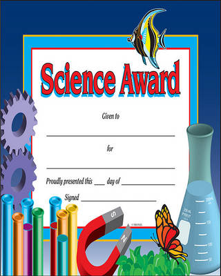 Cover of Science Award Certificate