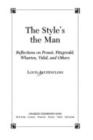 Cover of Style's the Man