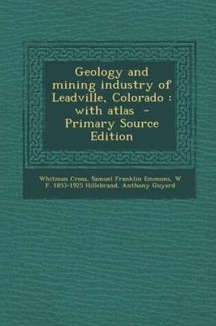 Cover of Geology and Mining Industry of Leadville, Colorado