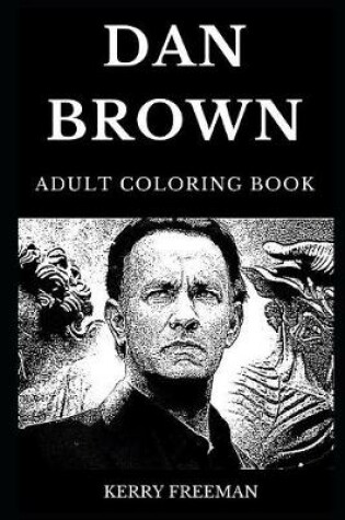 Cover of Dan Brown Adult Coloring Book