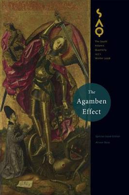 Book cover for The Agamben Effect