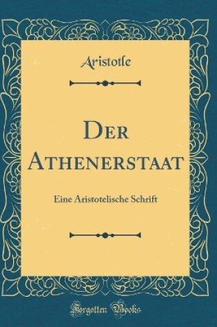 Cover of Der Athenerstaat