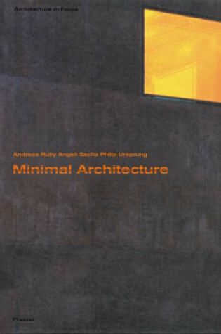 Cover of Minimal Architecture
