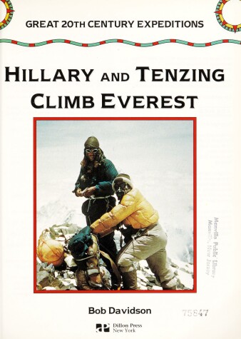 Book cover for Hillary and Tenzing Climb Mount Everest