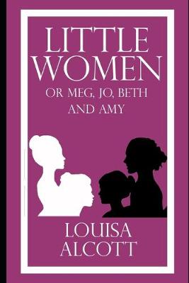 Book cover for Little Women (illustrated) by Louisa M. Alcott