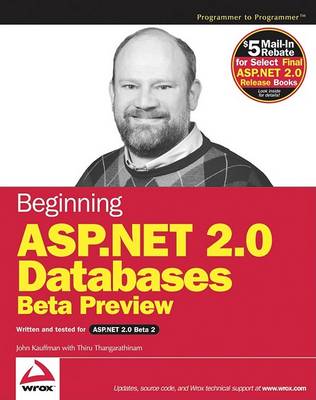 Book cover for Beginning ASP.NET 2.0 Databases