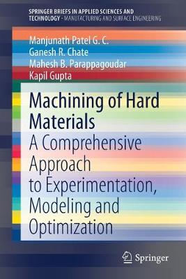 Cover of Machining of Hard Materials