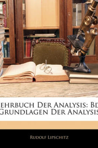Cover of Lehrbuch Der Analysis