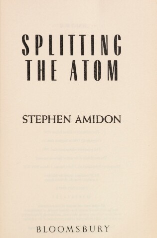 Cover of Splitting the Atom