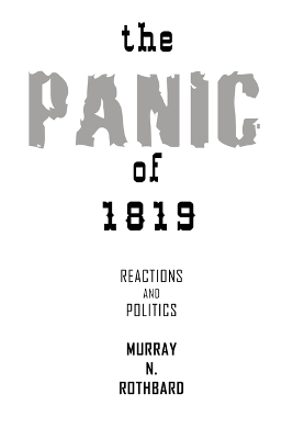 Book cover for The Panic of 1819