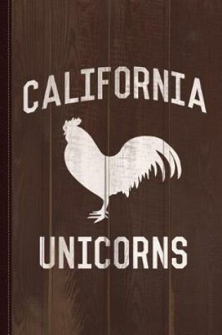 Cover of California Unicorns Journal Notebook
