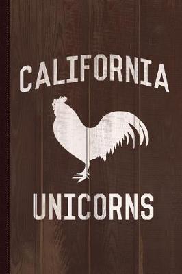 Book cover for California Unicorns Journal Notebook