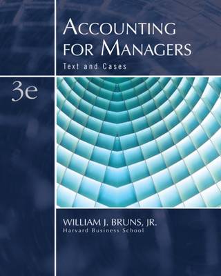 Book cover for Accounting for Managers