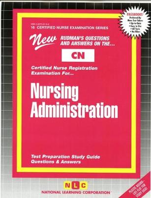 Book cover for Nursing Administration