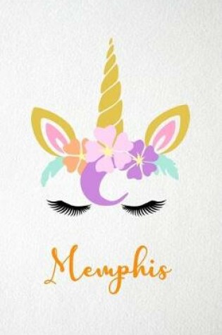 Cover of Memphis A5 Lined Notebook 110 Pages