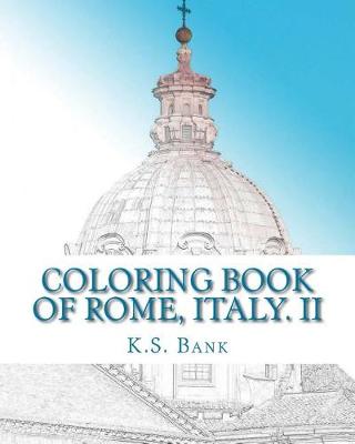 Book cover for Coloring Book of Rome, Italy. II