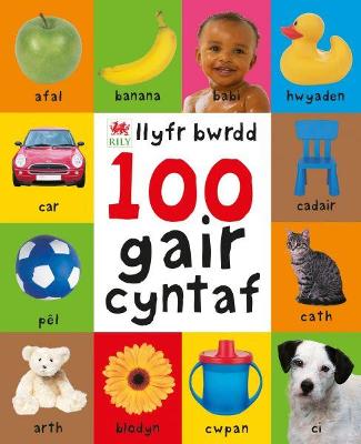 Book cover for 100 Gair Cyntaf - Llyfr Bwrdd