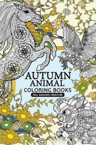 Cover of Autumn Animal Coloring Book